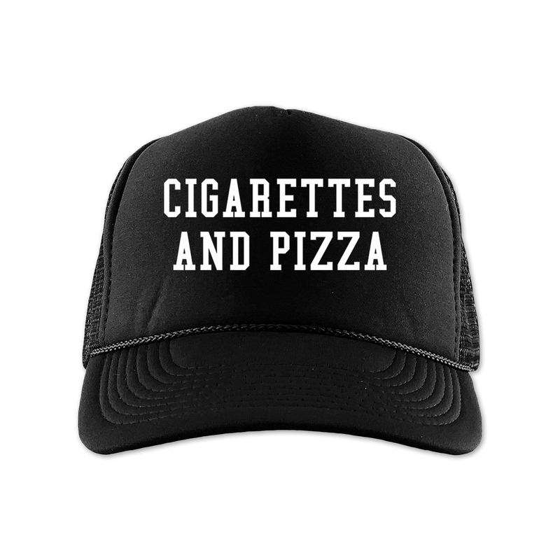 Cigarettes and Pizza Trucker Hat