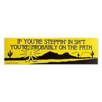 Shit Path Bumper Sticker
