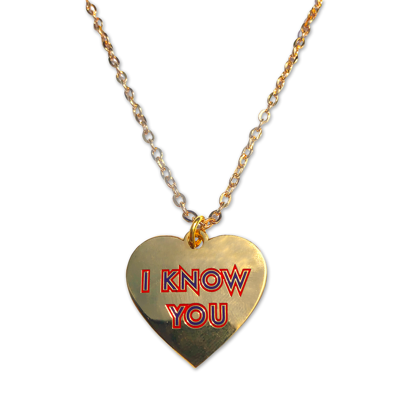 I Know You Charm Necklace