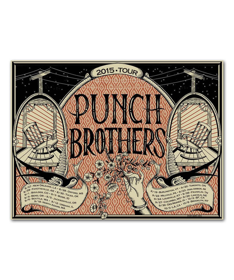 Punch Brothers Summer-Fall Tour '15 Poster