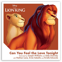 ERNIE SABELLA, JOSEPH WILLIAMS, KRISTLE EDWARDS, NATHAN LANE AND SALLY DWORSKY "Can You Feel The Love Tonight" 3" RSD3 Single