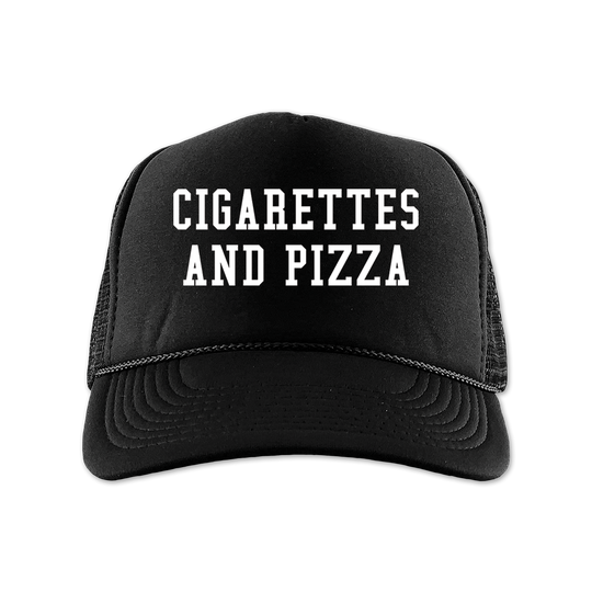 Cigarettes and Pizza Trucker Hat