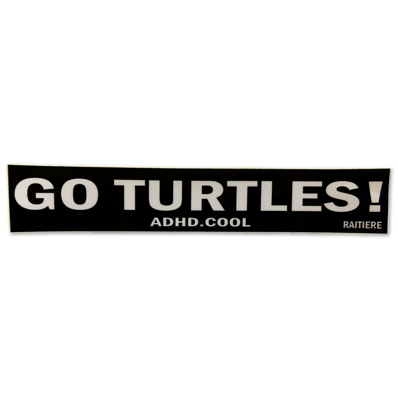 Go Turtles Sticker