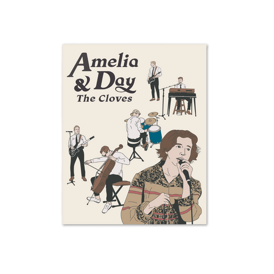 Amelia Day & the Cloves Sticker