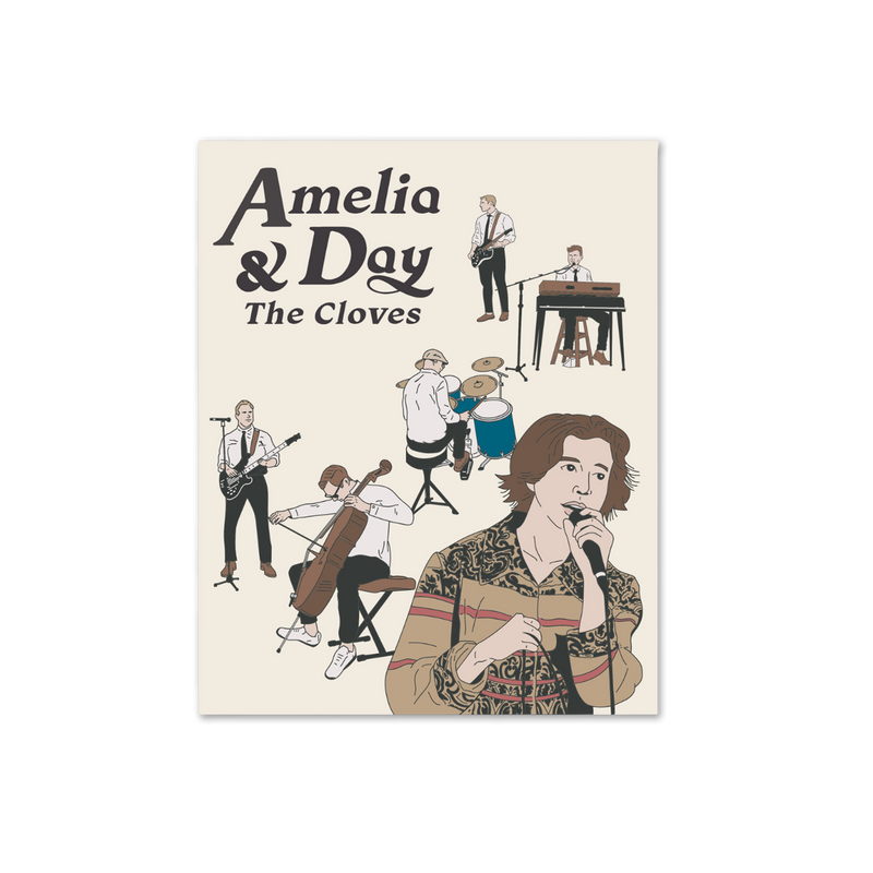 Amelia Day & the Cloves Sticker