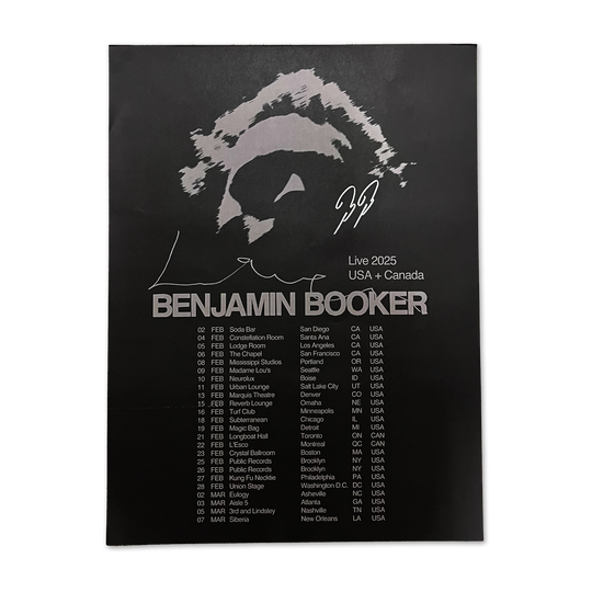 USA/Canada Winter Tour 2025 Poster SIGNED