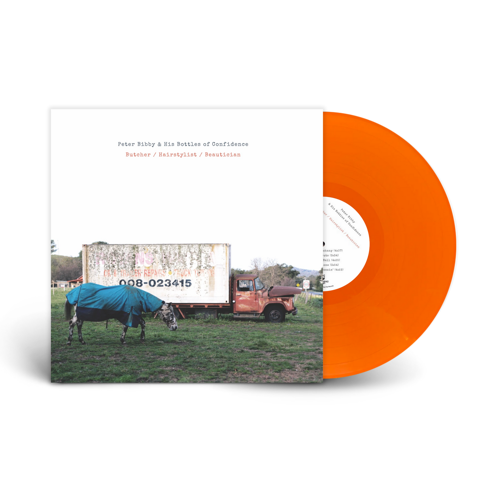 Butcher / Hairstylist / Beautician (Orange) Vinyl LP – Kung Fu Merch