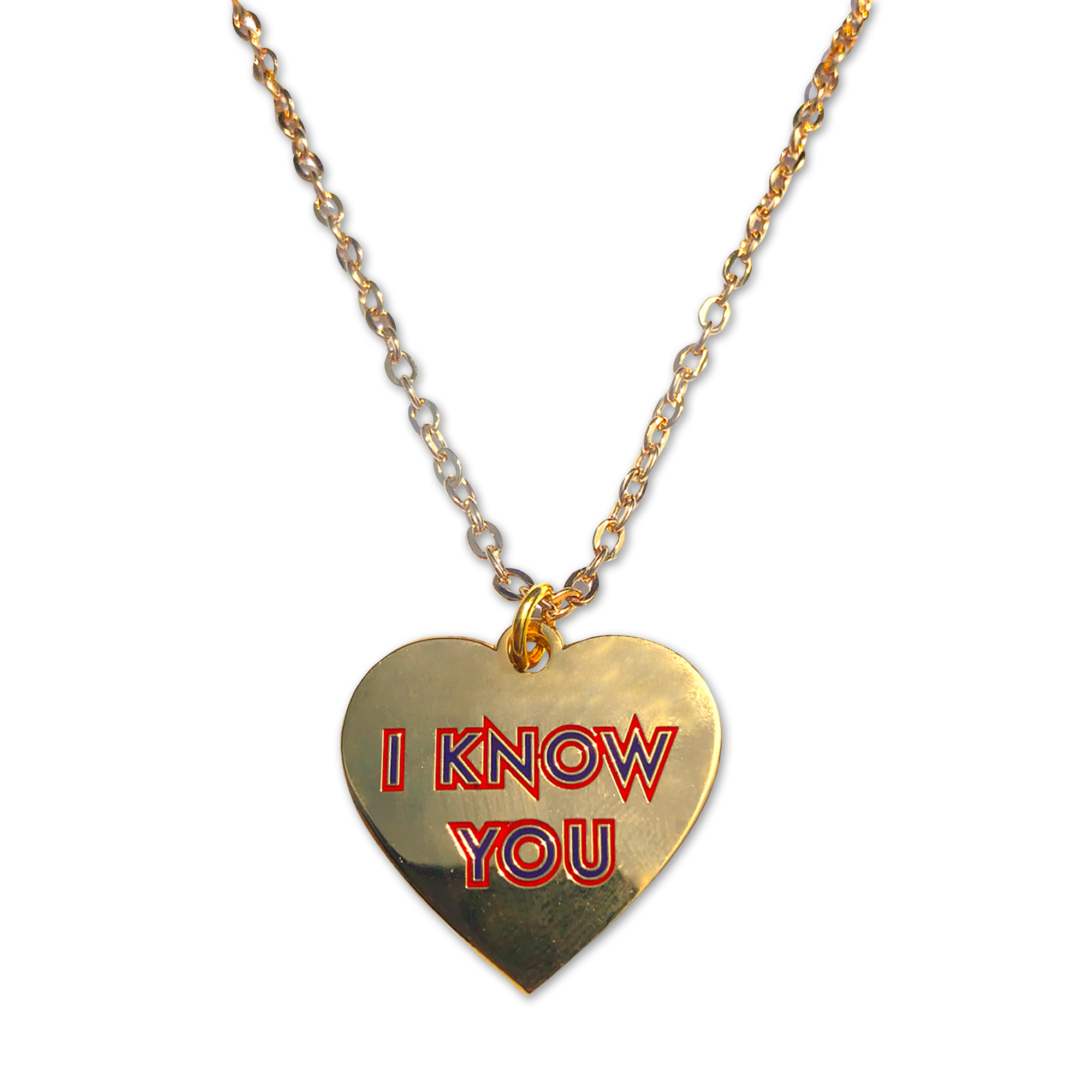 I Know You Charm Necklace
