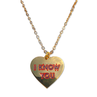 I Know You Charm Necklace