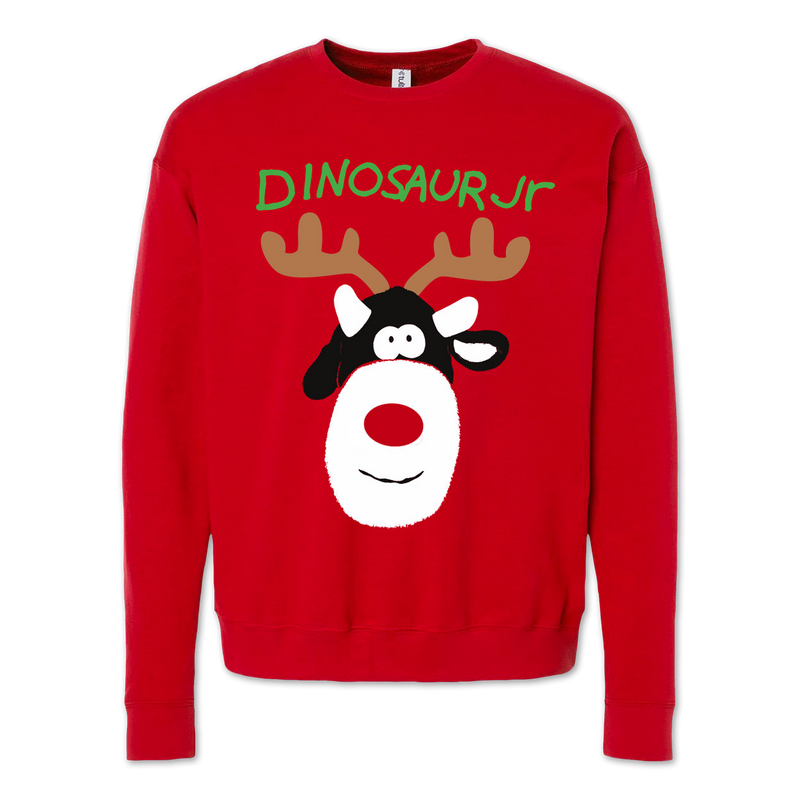 Dinosaur Jr. Red Cow Reindeer Sweatshirt Kung Fu Merch