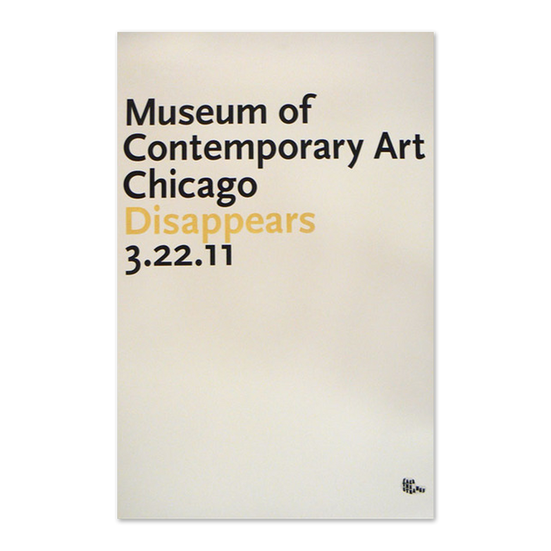 Disappears MCA [Chicago 3/22/11] Poster