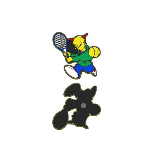Tennis Enamel Pin