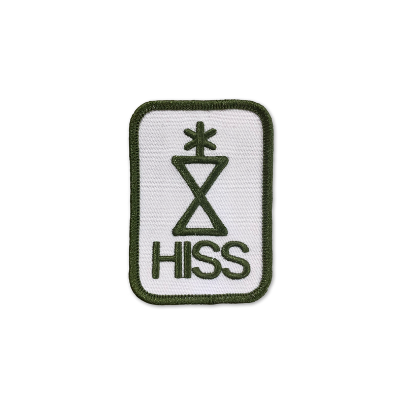 Hiss (White/Green) Patch