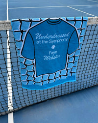 Underdressed at the Symphony Tennis Towel
