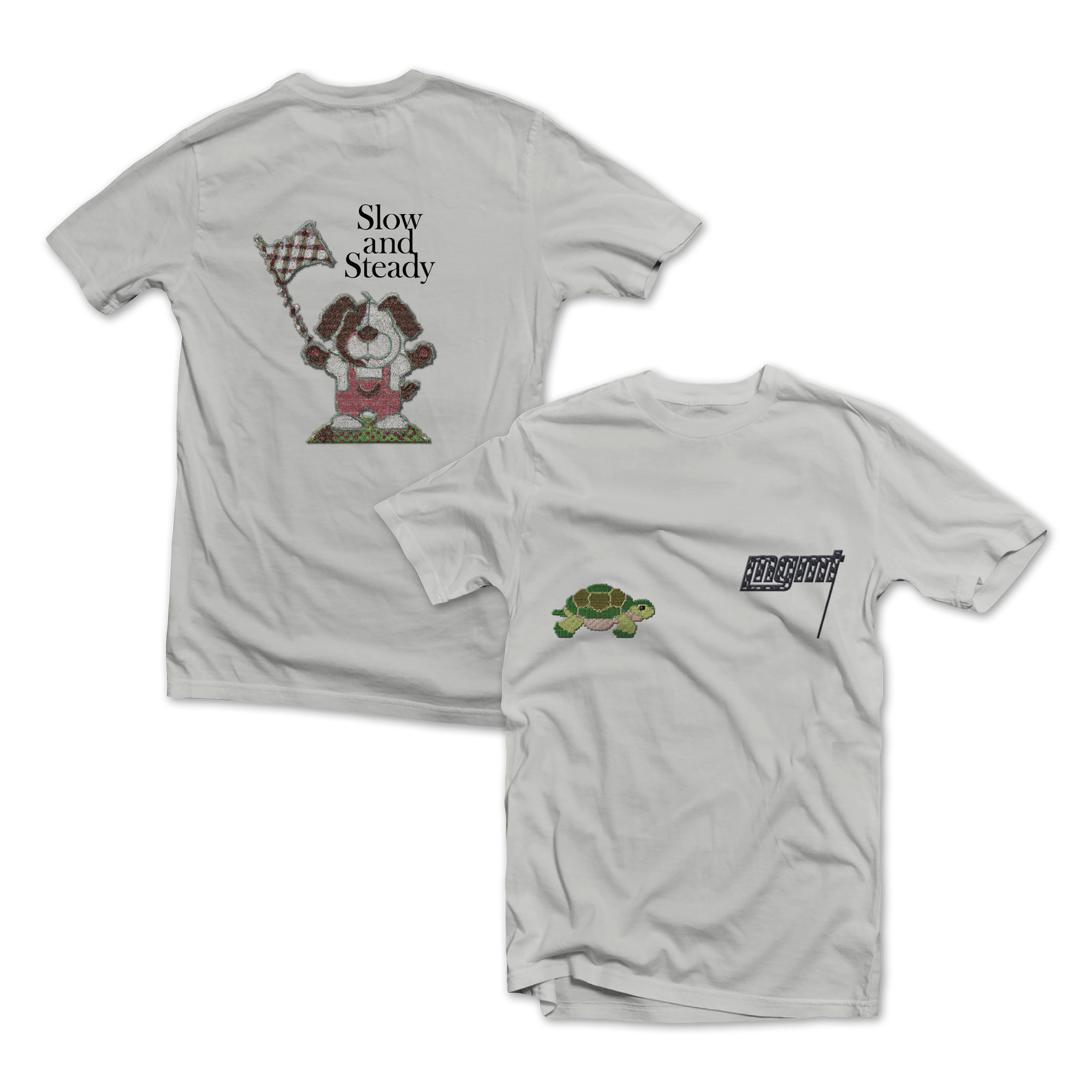 ★GENERAL IDEA★ Essential Soft Shirring Turtle T-Shirt GREY MGT169_46c3ed4c-76e4-408c-ab92