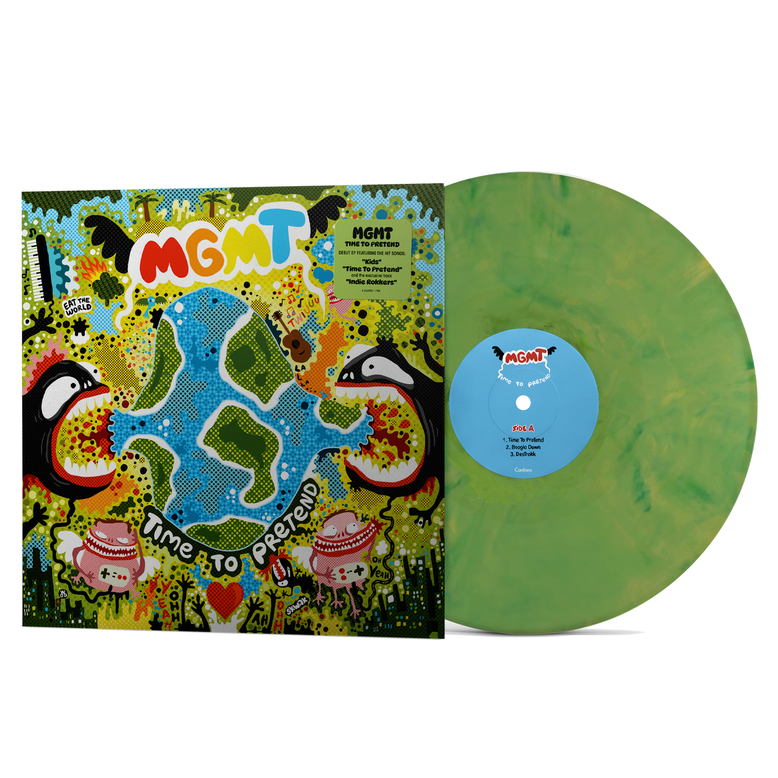 MGMT Time to Pretend 7インチレコード Time to Pretend (Exclusive Avocado Green) Vinyl EP – Kung Fu Merch