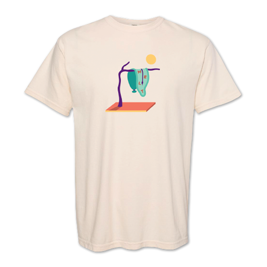 Melting Clock (Cream) T-shirt