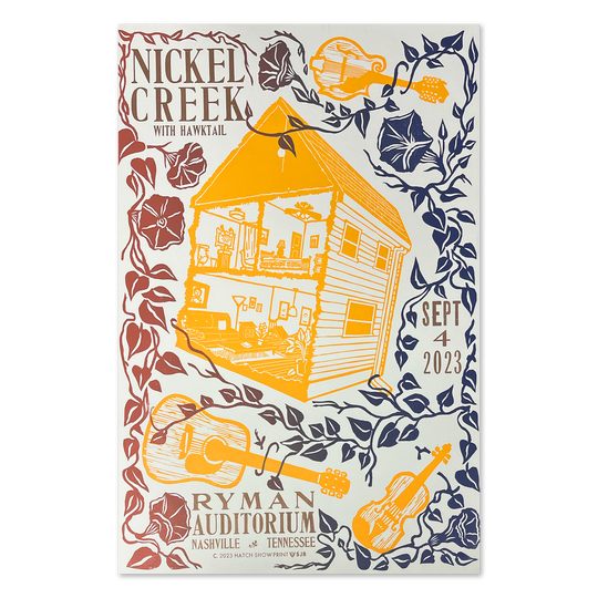 Ryman Auditorium (9-7-23 Nashville, TN) Poster