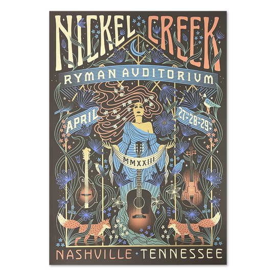 Ryman Auditorium (April 27-29, 2024 Nashville, TN) Poster