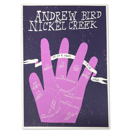 Up Up & Away Tour 2024 Poster