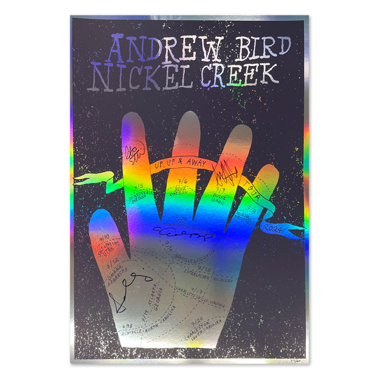 Up Up & Away Tour 2024 (Metallic) Poster SIGNED