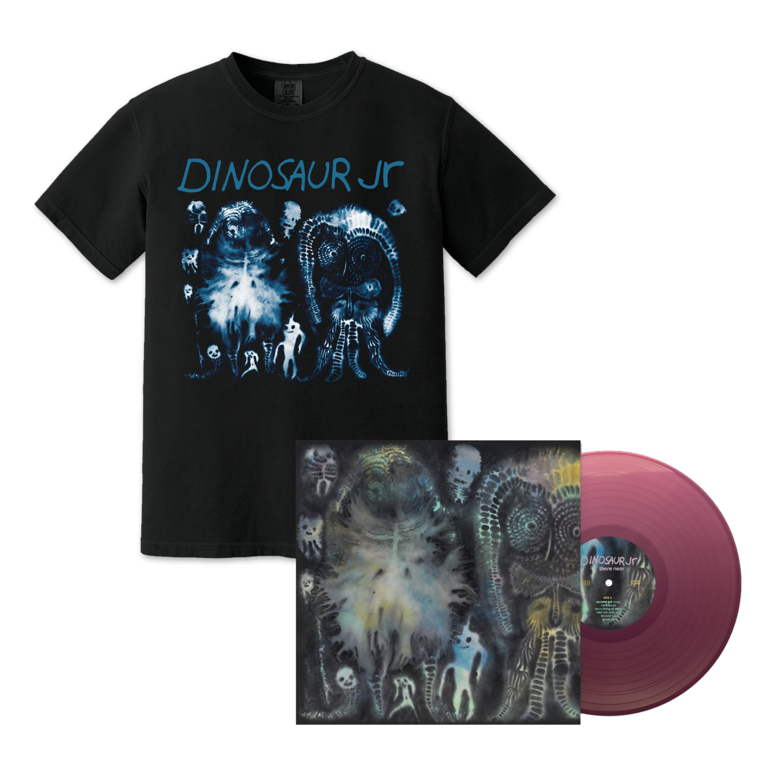 There Near Vinyl + T-shirt Fan Pack – Kung Fu Merch