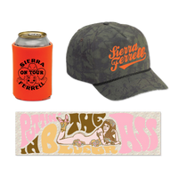 Camo Hat / Ass Bumper Sticker / Koozie Bundle