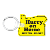 Hurry On Home Keychain