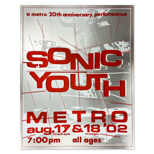 Sonic Youth Vintage Deadstock – Kung Fu Merch