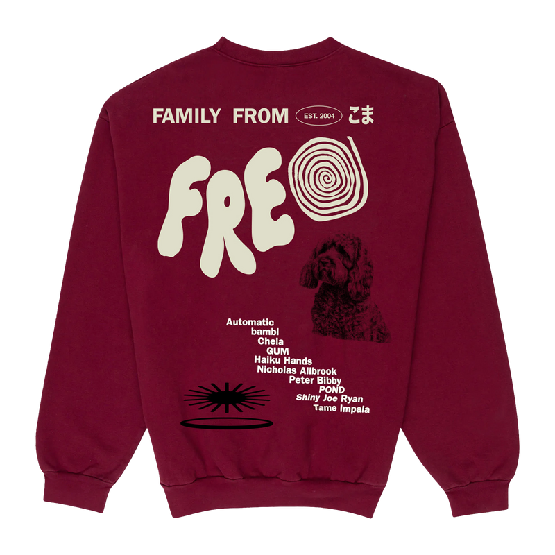 Fam From Freo (Red) Crewneck Sweatshirt