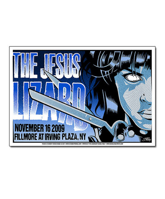 Jesus Lizard NYC Filmore '09 Poster
