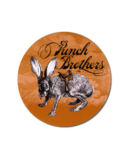 Orange Rabbit Sticker