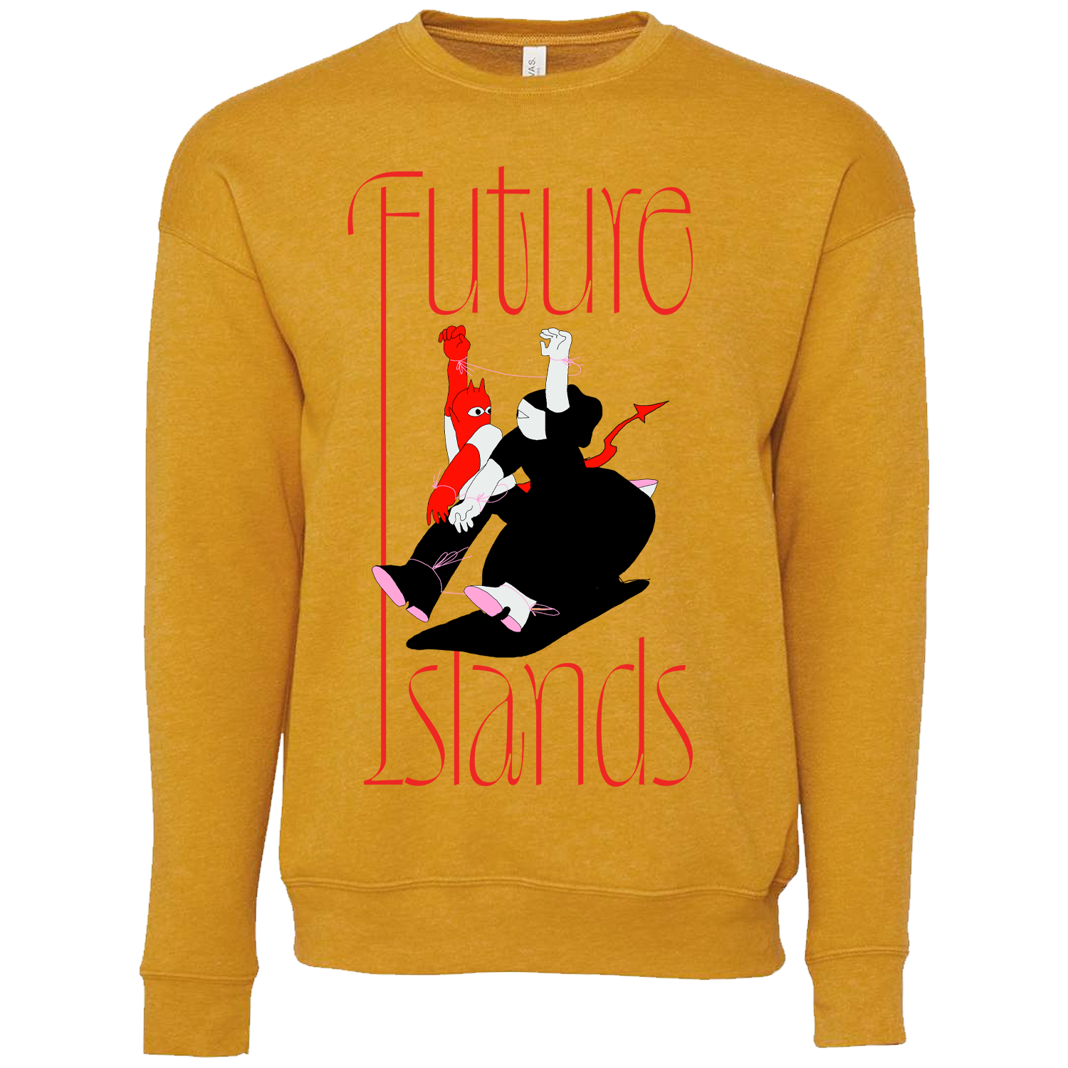 Crewneck mustard hotsell