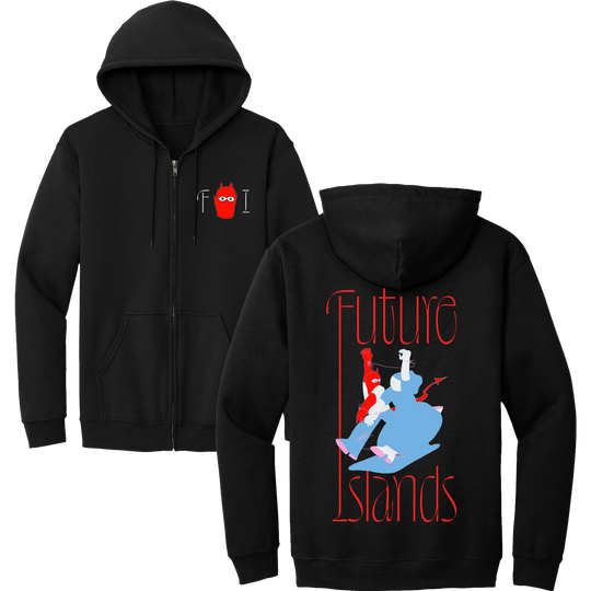 Dancing (Black) Zip Hoodie