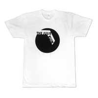 Black Circle on White T-shirt