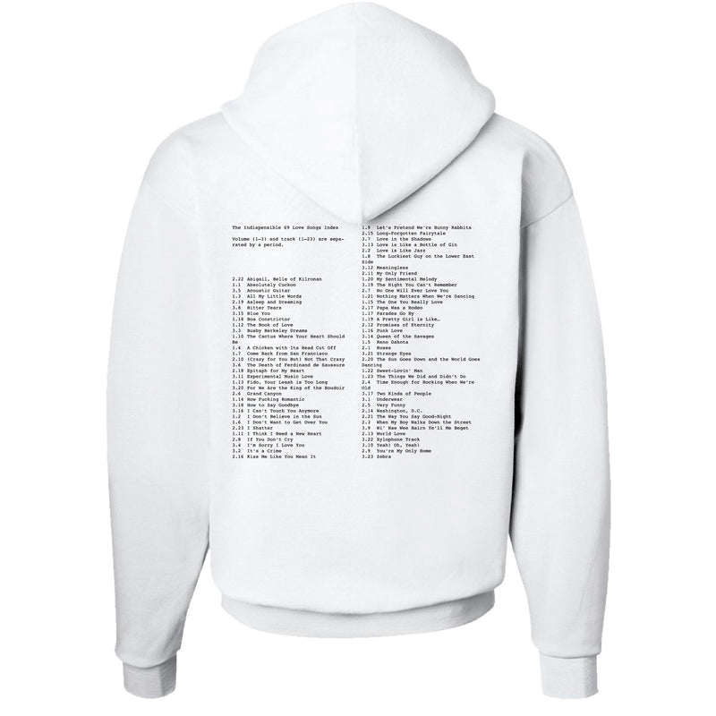 69 Love Songs (Black Print) Pullover Sweatshirt