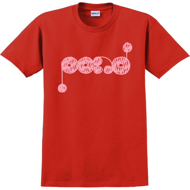 Pink Logo [RED] T-shirt – Kung Fu Merch