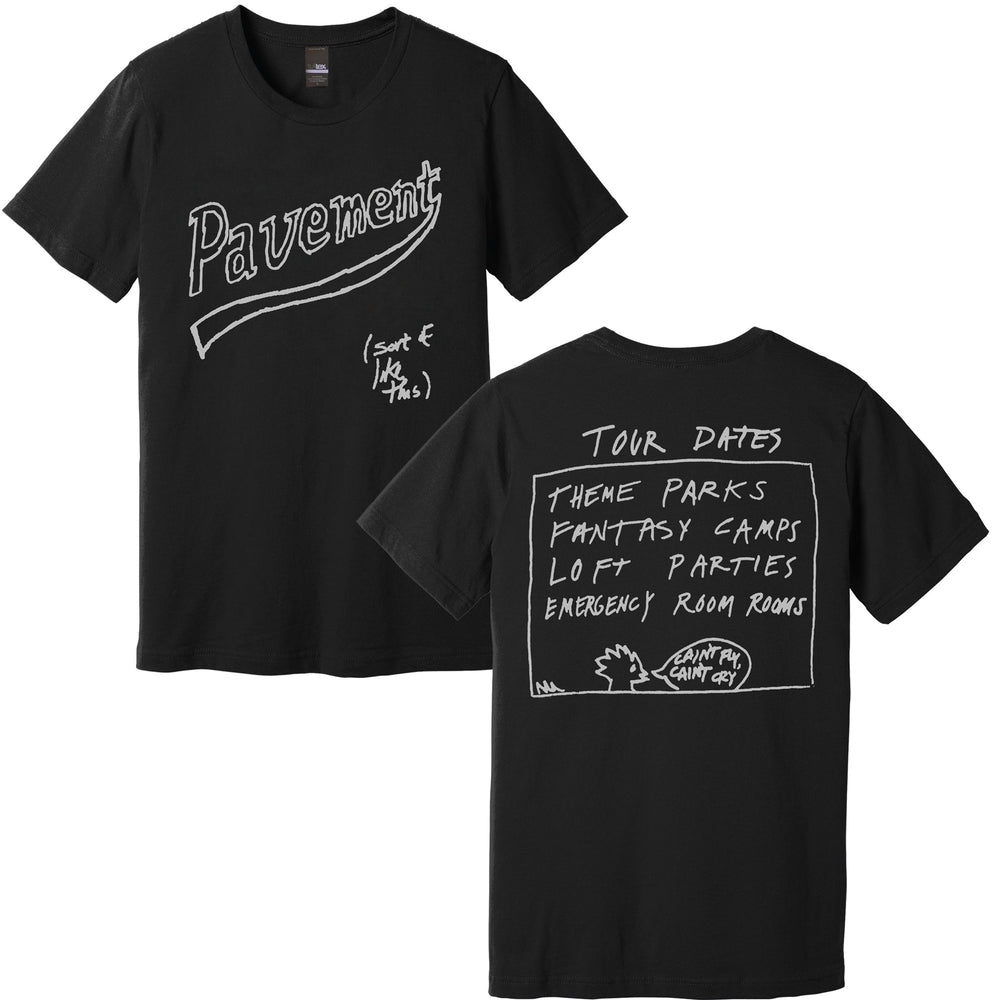 Vintage Tour Dates [BLACK] T-shirt