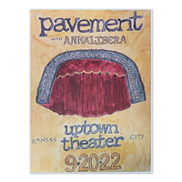 Uptown Theater [9-20-22, Kansas City, MO] Poster UNSIGNED