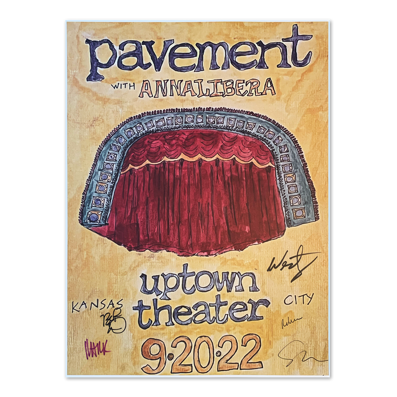 Uptown Theater [9-20-22, Kansas City, MO] AUTOGRAPHED + 02 Academy Leeds [10-17-22 Leeds, UK] Posters