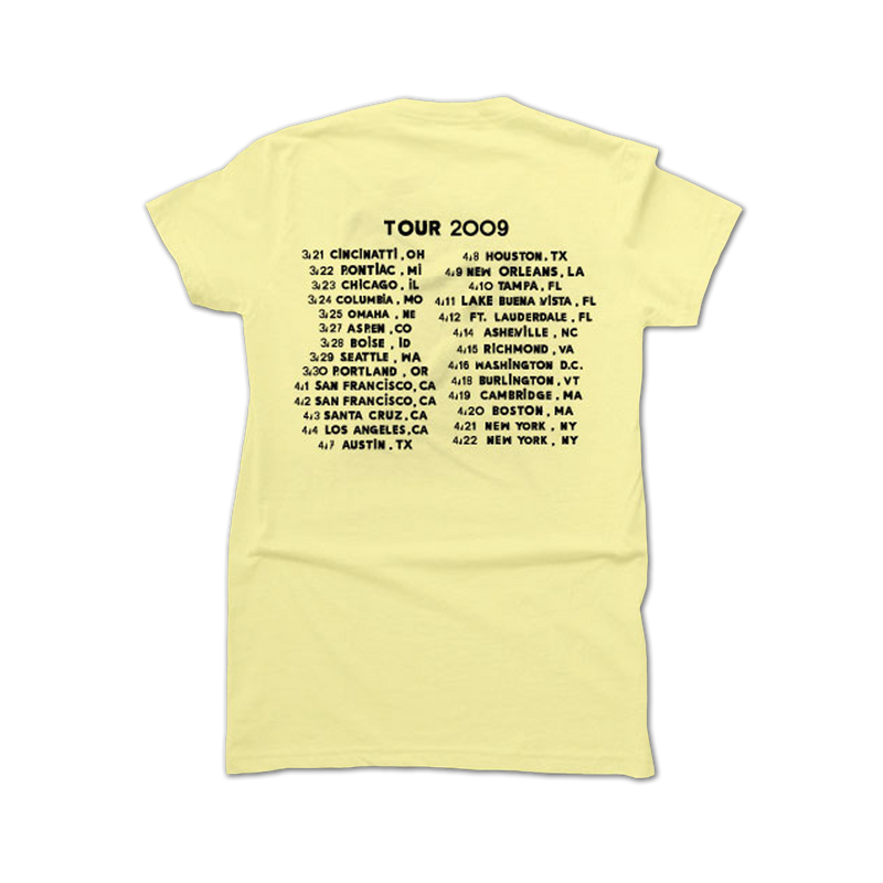 RATATAT Girl's Chrome Logo on Yellow T-Shirt