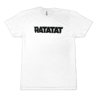 RATATAT 2015 Solid Black Logo on White T-shirt
