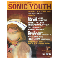 Australian Tour 2004 Poster