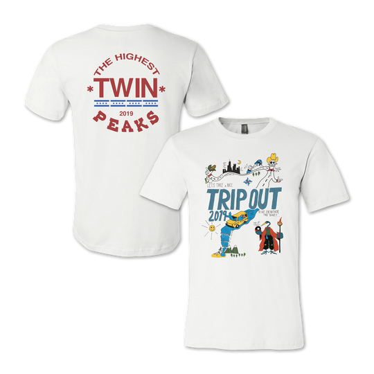 Twin peaks out of the online meadow and on tour shirt