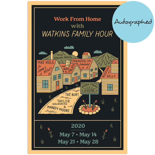 WFHwithWFH Poster - AUTOGRAPHED