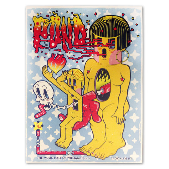 Pond Music Hall of Williamsburg Poster [10/26/16 Brooklyn, NY]