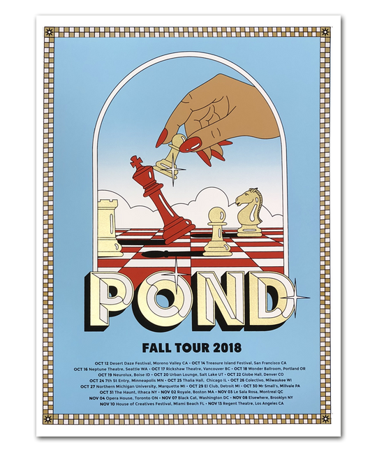 Pond Fall Tour 2018 Poster