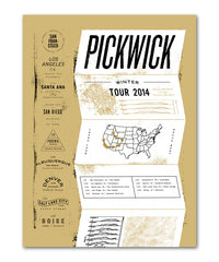 Pickwick Winter Tour 2014 Poster