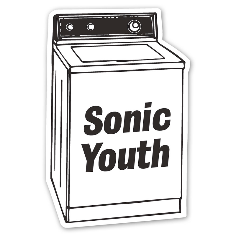 Sonic Youth Washing Machine Sticker – Kung Fu Merch Sonic Youth Washing Machine Sticker – Kung Fu Merch
