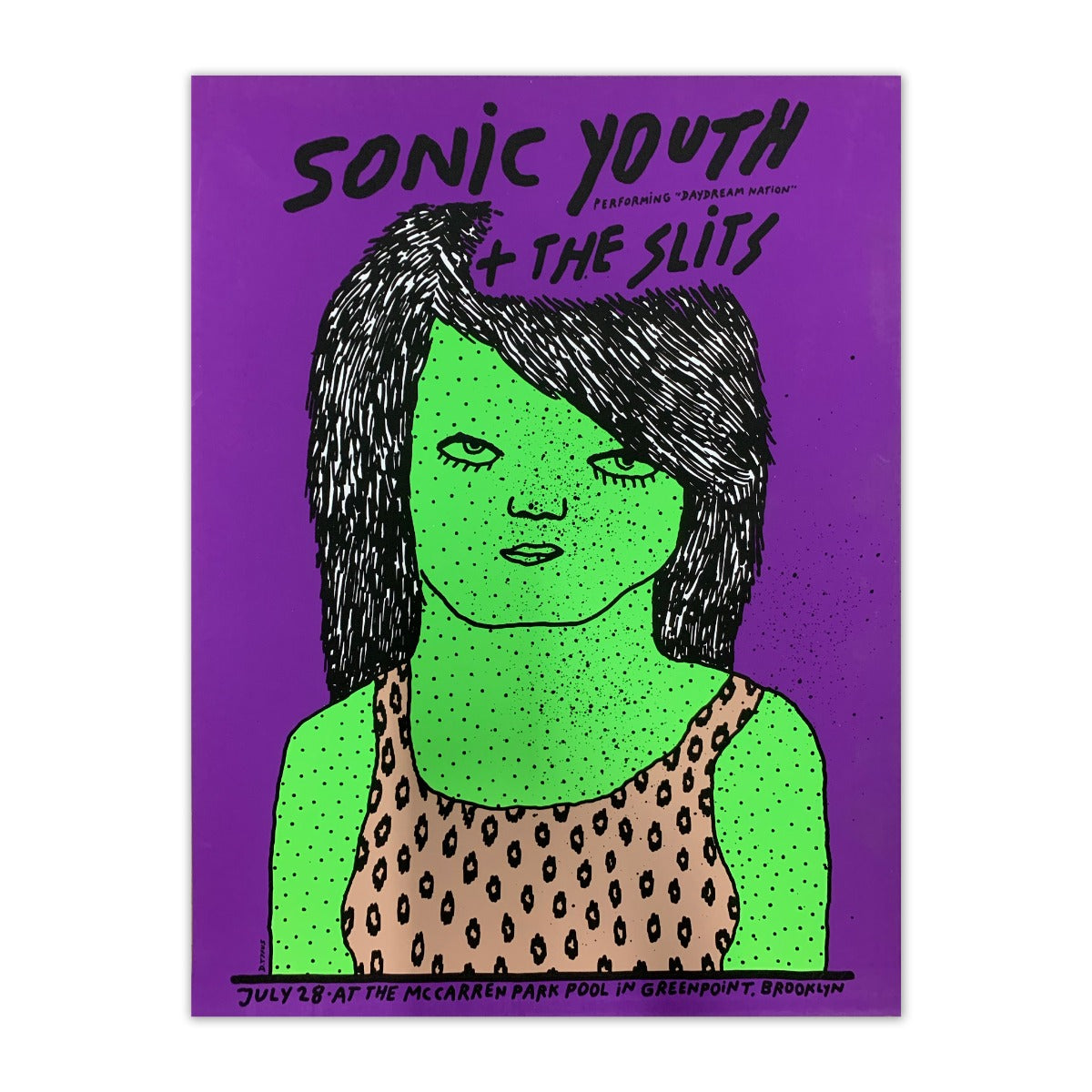 McCarren Park Pool [Brooklyn, NY 7-28-07] Poster – Kung Fu Merch